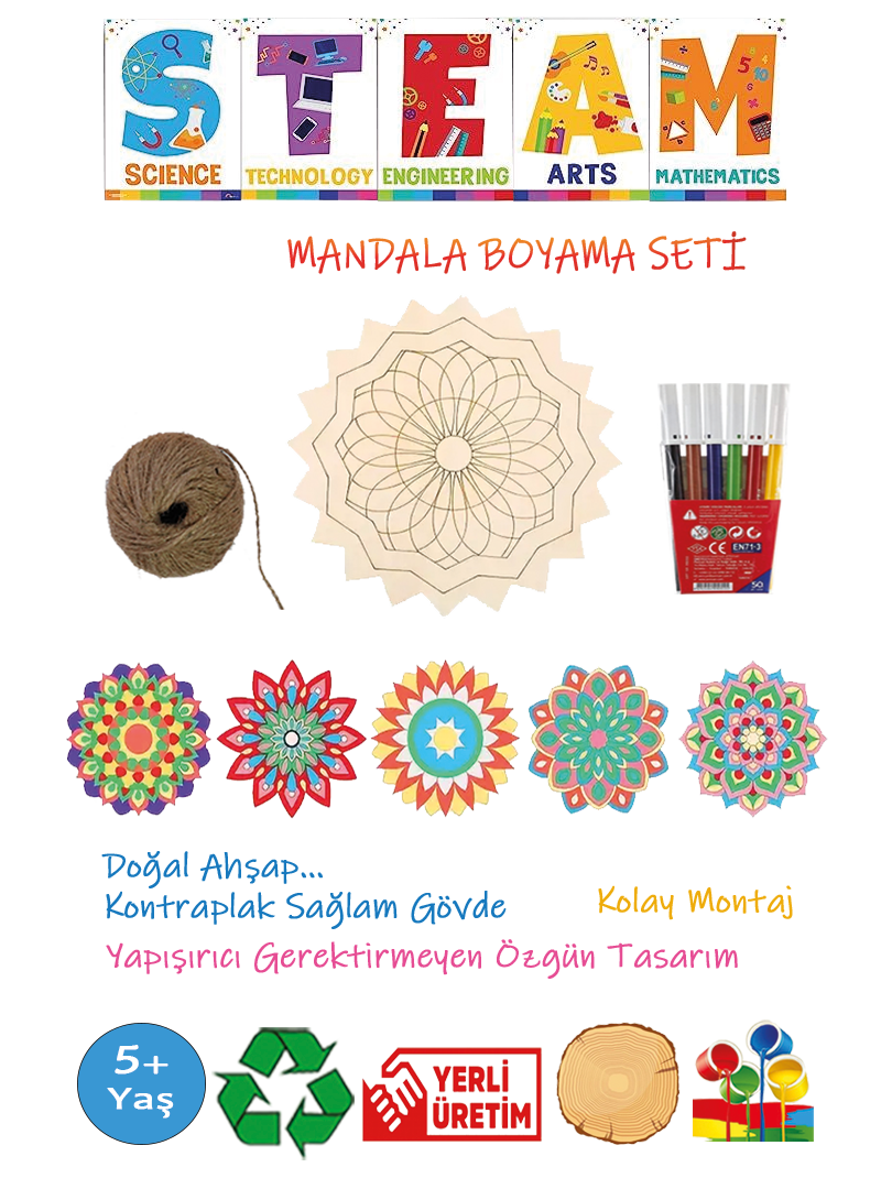 MANDALA BOYAMA SETİ