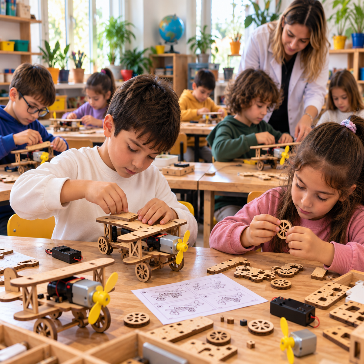 PIR PIR UÇAK -STEM Eğitim - Görsel 3